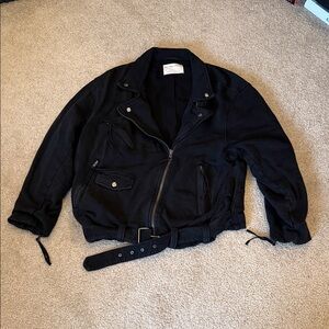 We The Free Rebel Knit Moto Jacket